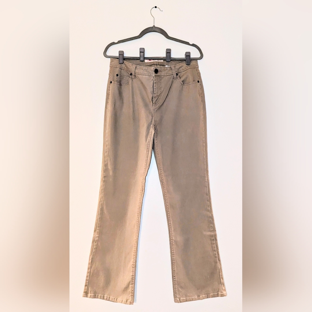 Faded Glory stretch bootcut khaki pants - jeans - 10 average